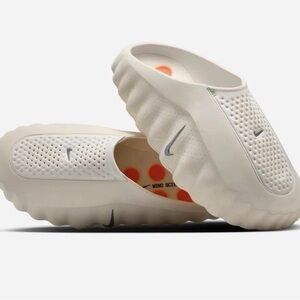 Nike Mind 001 Light Bone Pregame Mules Slip Ons HQ4307-002 Men's Size 9 US NEW